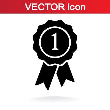 Kurdele simgeli rozet