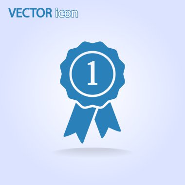 Kurdele simgeli rozet