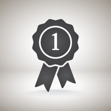 Kurdele simgeli rozet