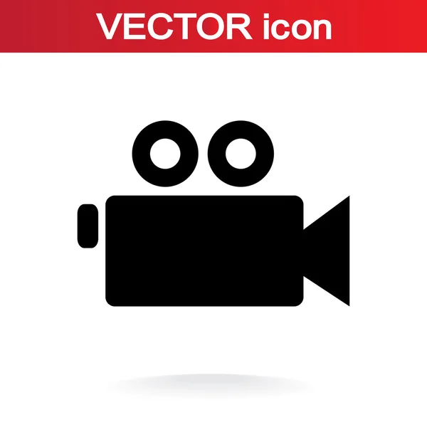 Icono de cámara de vídeo — Vector de stock