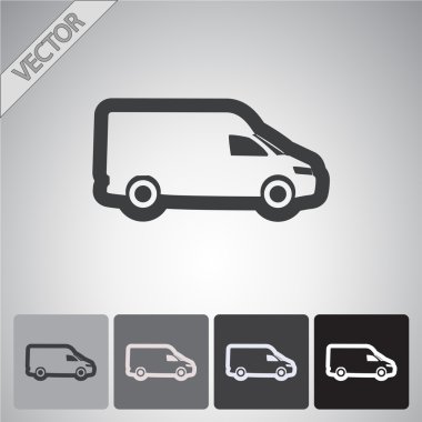 Kamyon simgesi tasarım