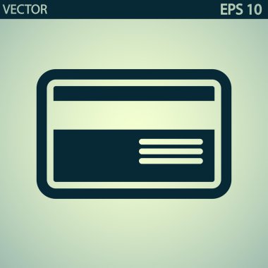 banka kredi kartı simgesi