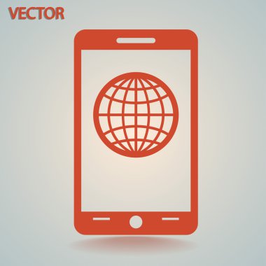 Mobil akıllı telefon simgesi