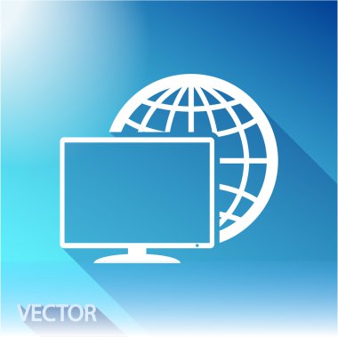 Monitör simgesi tasarım