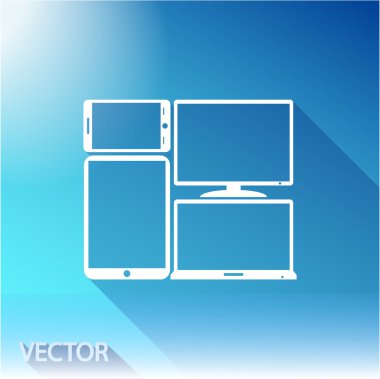 elektronik cihazlar simge kümesi