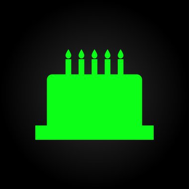 doğum günü pastası simgesi