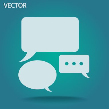 komik konuşma kabarcıklar simgesi