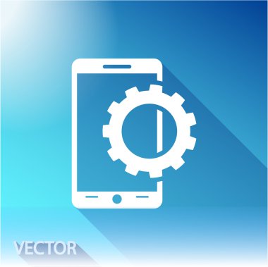 Mobil akıllı telefon simgesi