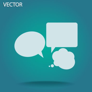 komik konuşma kabarcıklar simgesi