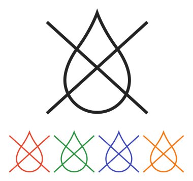 su damla yasak simgesi