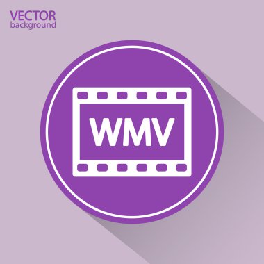 Wmv file icon clipart