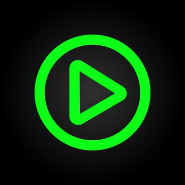 düğme web simgesi oynamak