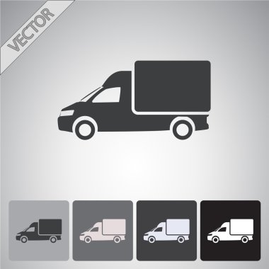 Kamyon simgesi tasarım