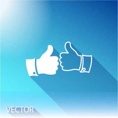 Simge gibi. Düz tasarım stili