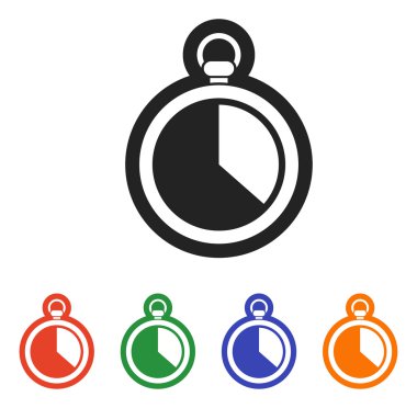 Kronometre simgesi tasarım