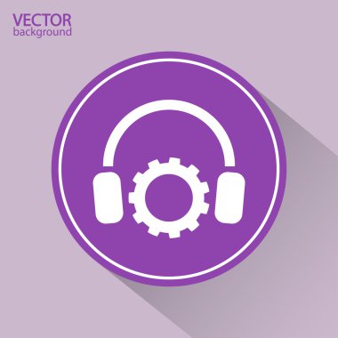 ayar parametreleri ve kulaklık simgesi