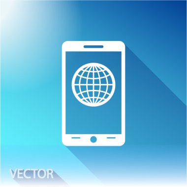 Mobil akıllı telefon simgesi