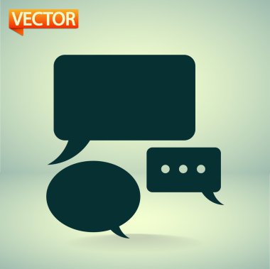 komik konuşma kabarcıklar simgesi