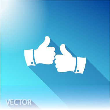 Simge gibi. Düz tasarım stili