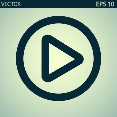 düğme web simgesi oynamak