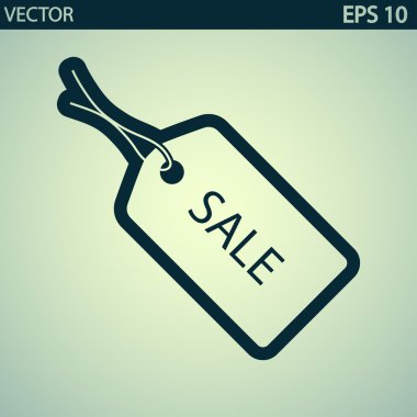 Satılık etiketi simgesi