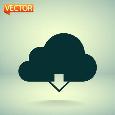 bulut indirme simgesi