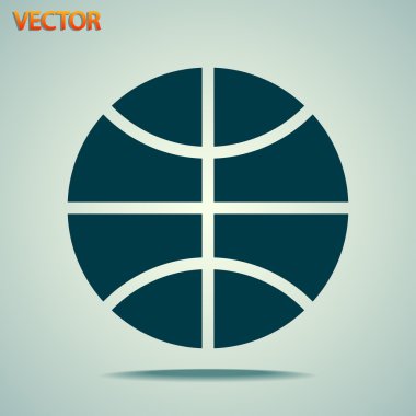 Basketbol topu simgesi