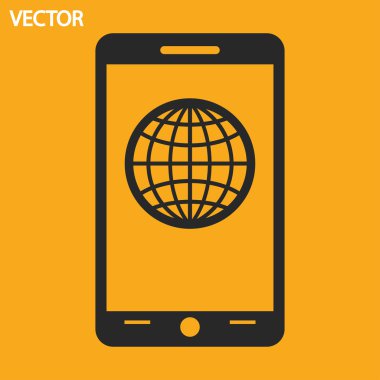 Mobil akıllı telefon simgesi