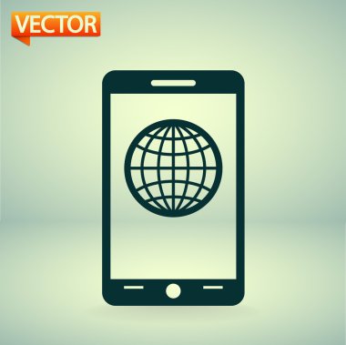 Mobil akıllı telefon simgesi