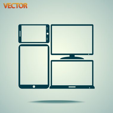 elektronik cihazlar simge kümesi