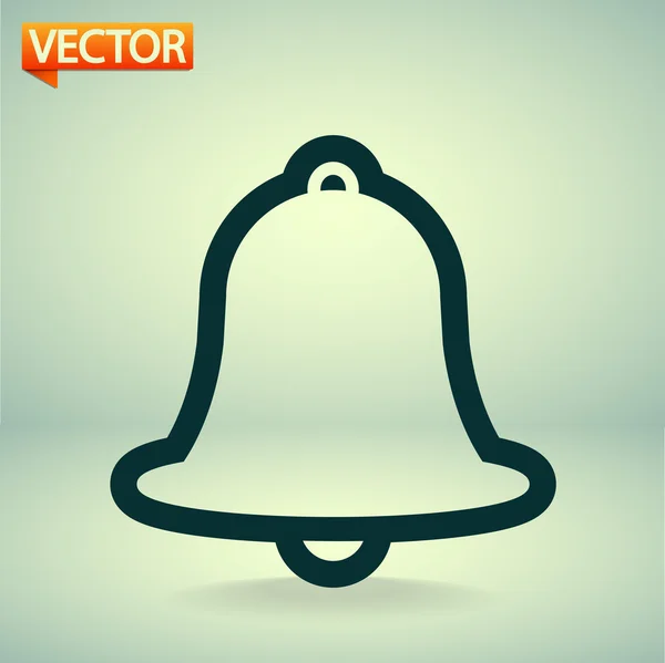 Icono campana — Vector de stock