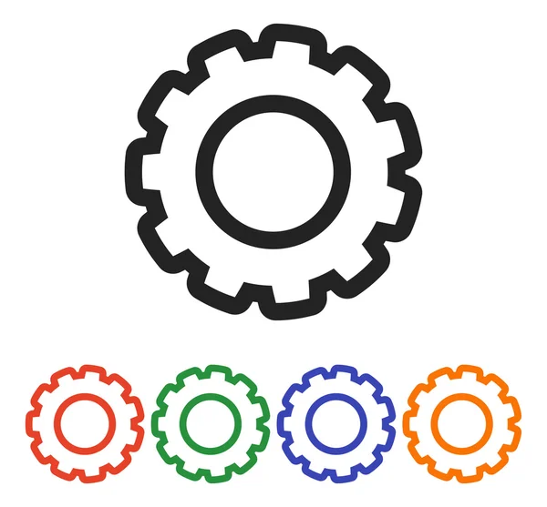 Gears icon — Stock Vector