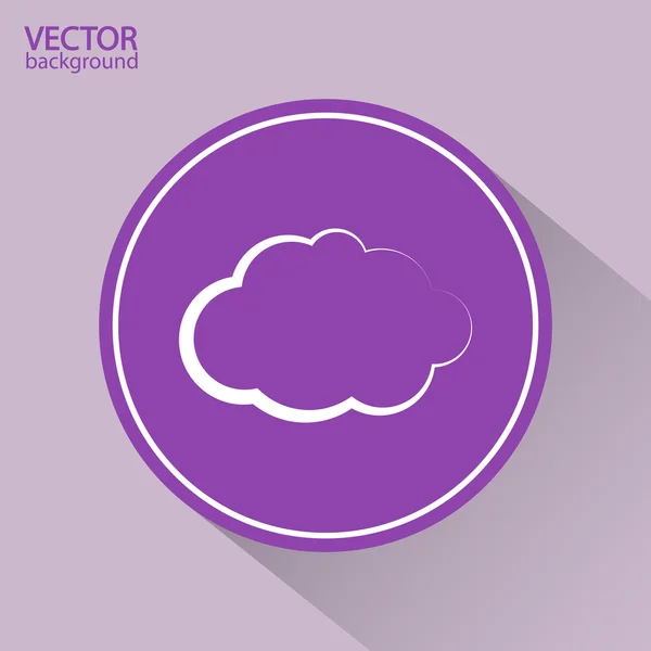 Ikona cloudu — Stockový vektor