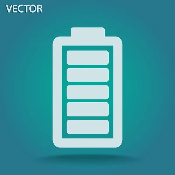 Batterij lading pictogram — Stockvector