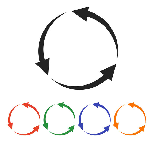 Circular arrows icon