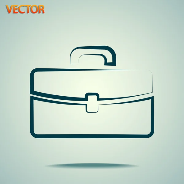 Briefcase icon — Stock Vector