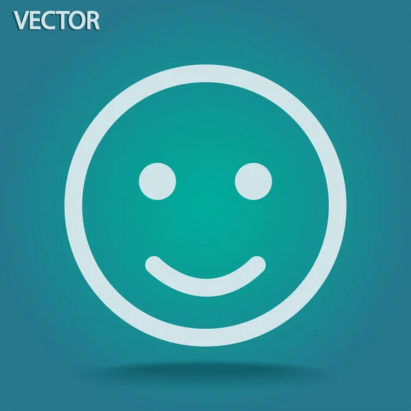 Icono de sonrisa — Vector de stock