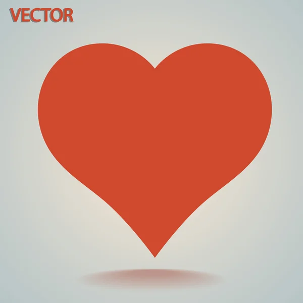 Icono del corazón — Vector de stock