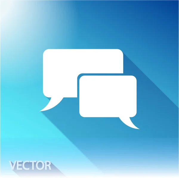 Icono de burbuja de habla — Vector de stock