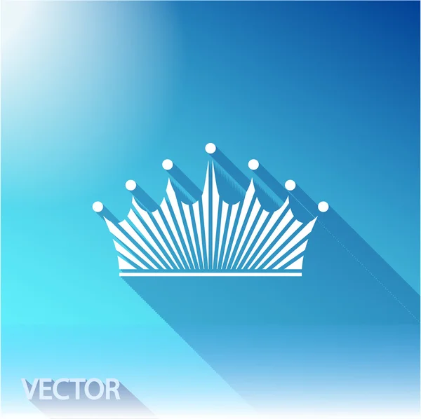 Corona icono de diseño — Archivo Imágenes Vectoriales