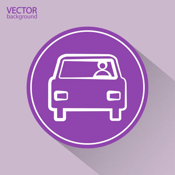 Auto pictogram — Stockvector