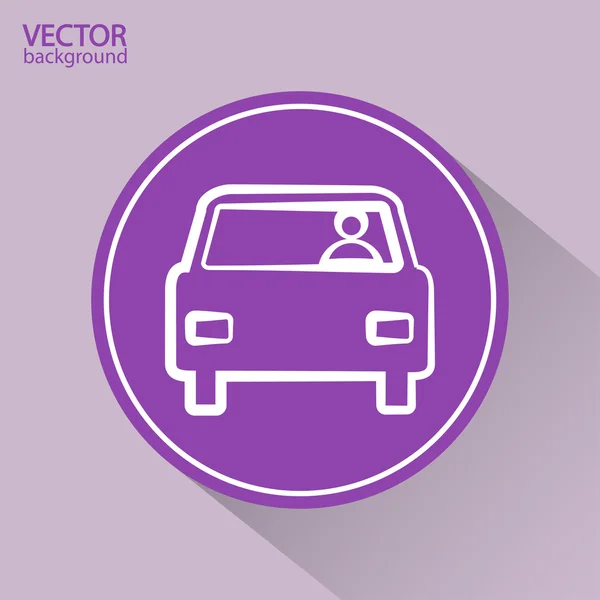 Ícone do carro — Vetor de Stock