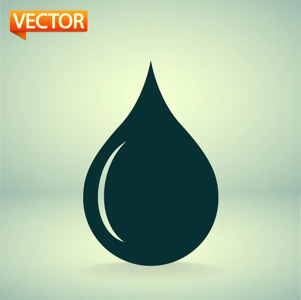 Drop pictogram — Stockvector