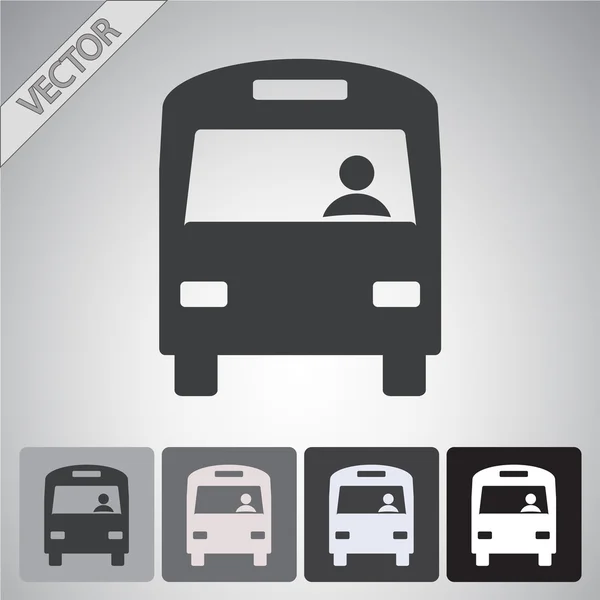 Bus pictogram ontwerp — Stockvector