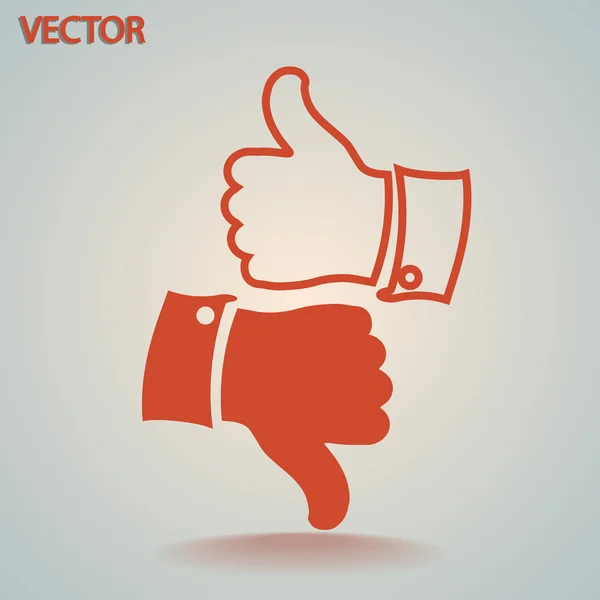 Thumb up icon — Stock Vector