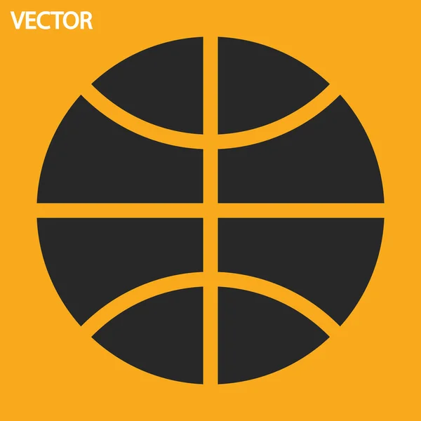 Icône de basket-ball — Image vectorielle