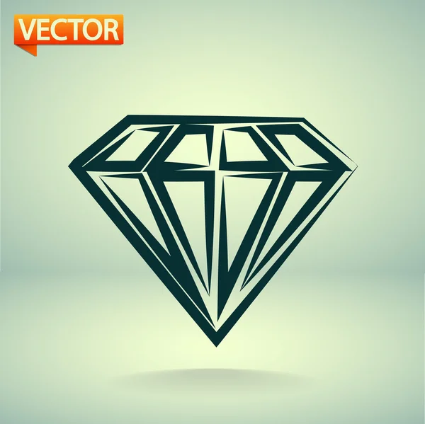 Diamantene Ikone — Stockvektor