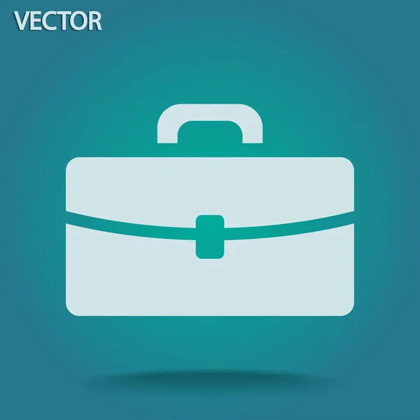 Icono del maletín — Vector de stock