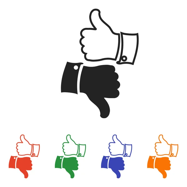 Thumb up icons — Stock Vector