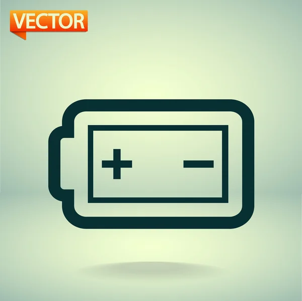 Batteriikonen — Stock vektor